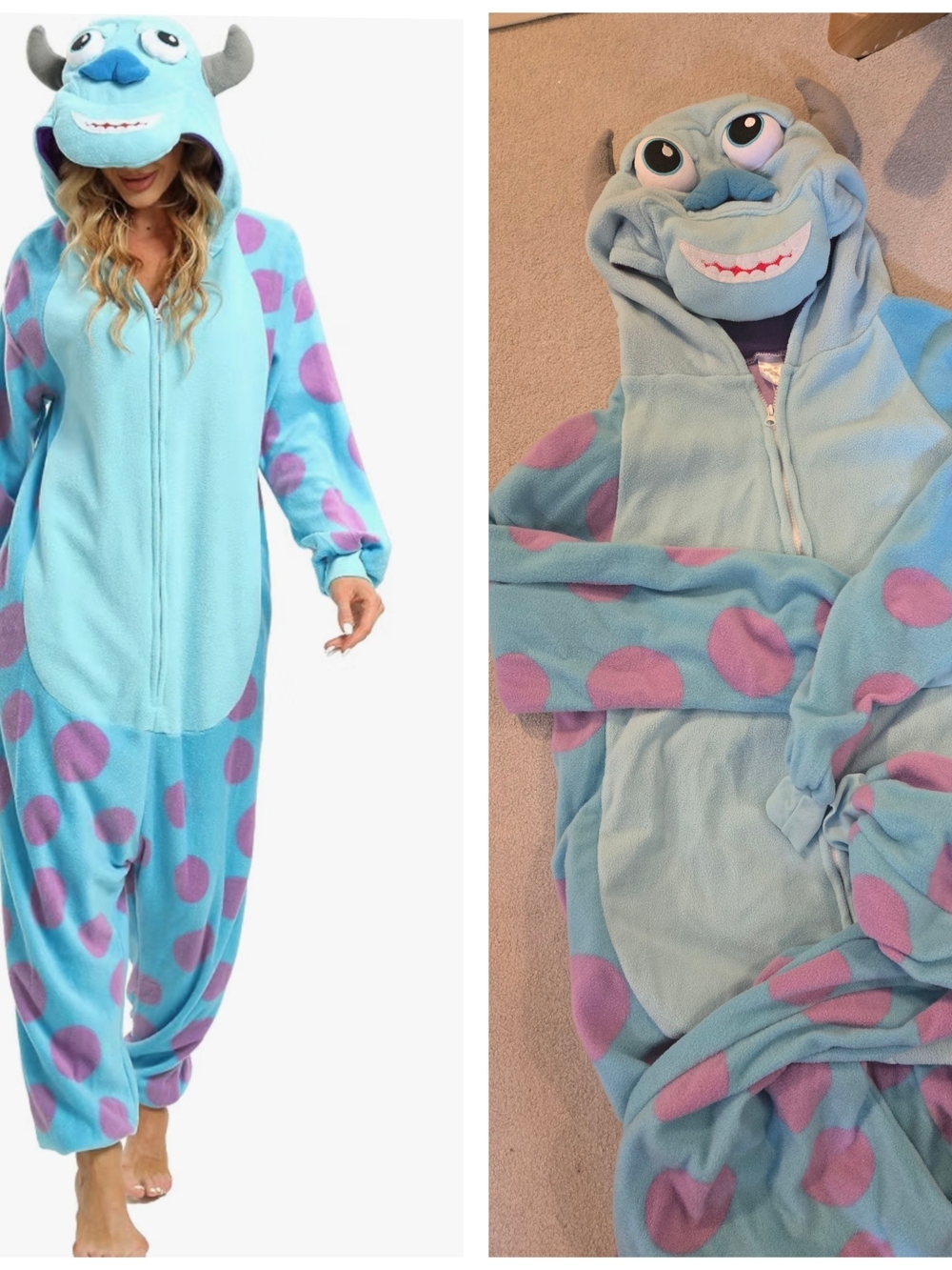 Adult Sully Monster Inc Onesie Size XL